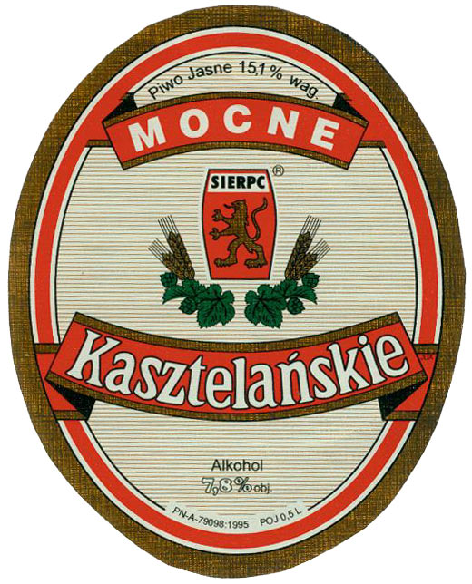 etykieta próbna
Kasztelańskie MOCNE, sygnatura JDA, małe białe 7,8%