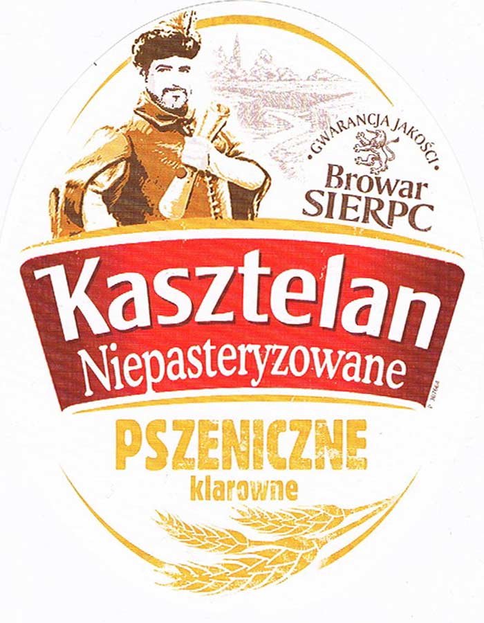 PSZENICZNE, Niepasteryzowane na szarfie z nazwą, sygnatura P, numer 307664