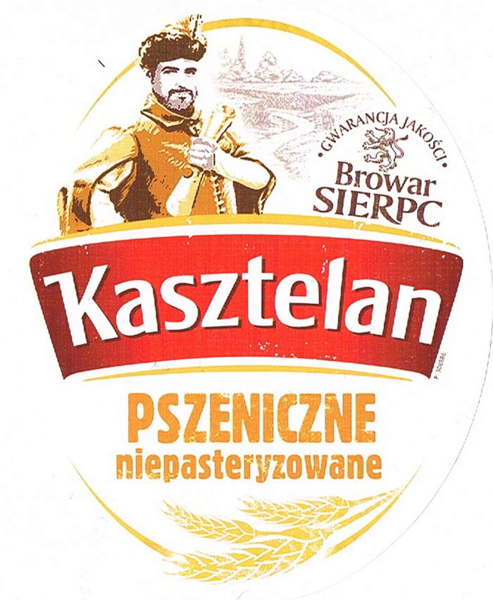 PSZENICZNE, Niepasteryzowane na dolnym polu, sygnatura P, numer 308886