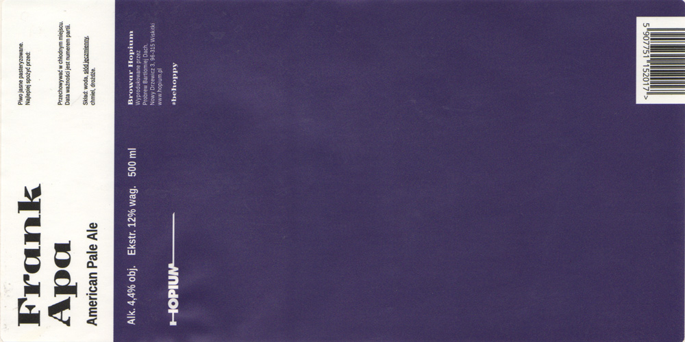 Frank Apa,
500 ml