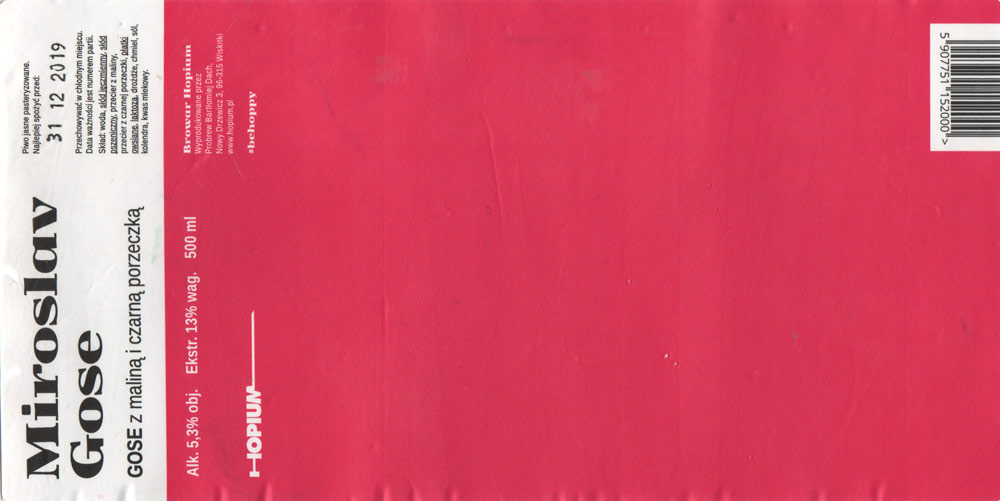Miroslav Gose,
500 ml