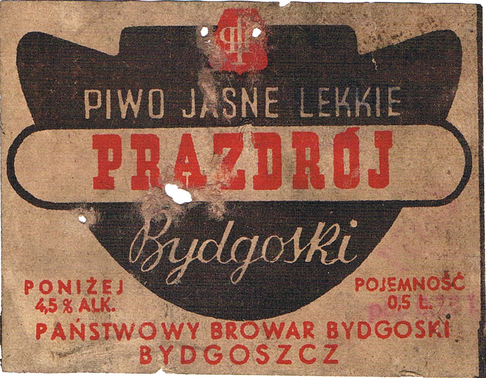 pojemność 0,5 L. oraz stempel "poj. 0,33 l."