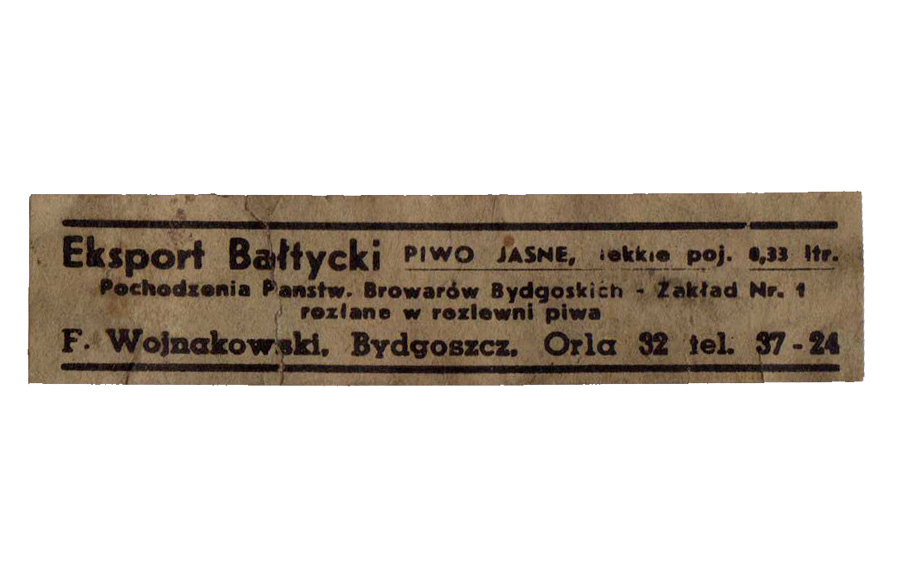 F. Wojnakowski
ul. Orla 32
Bydgoszcz