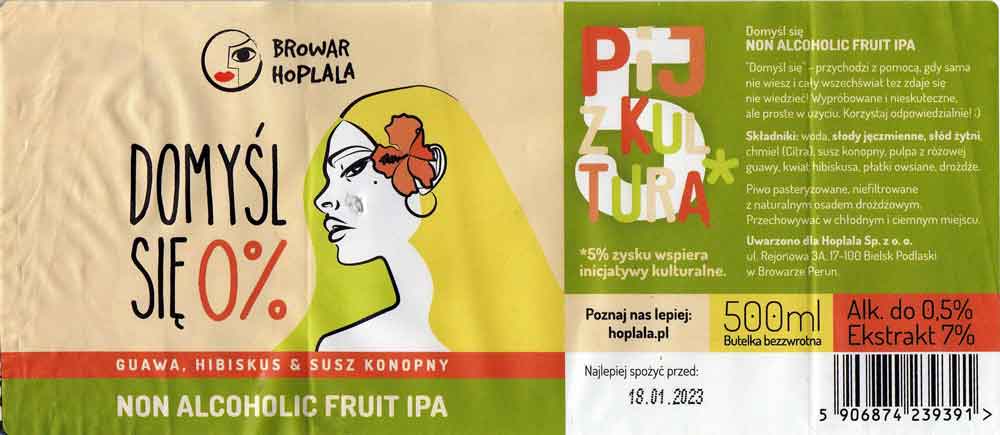 browar kontraktowy Hoplala,
włosy złote