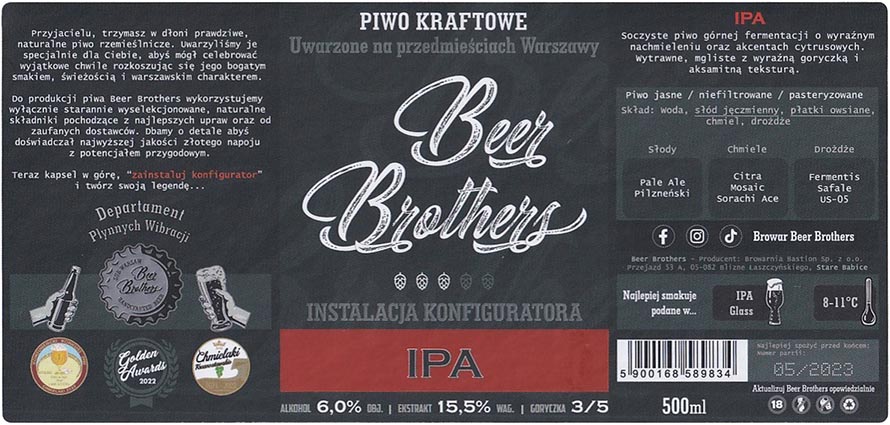 browar kontraktowy
Beer Brothers