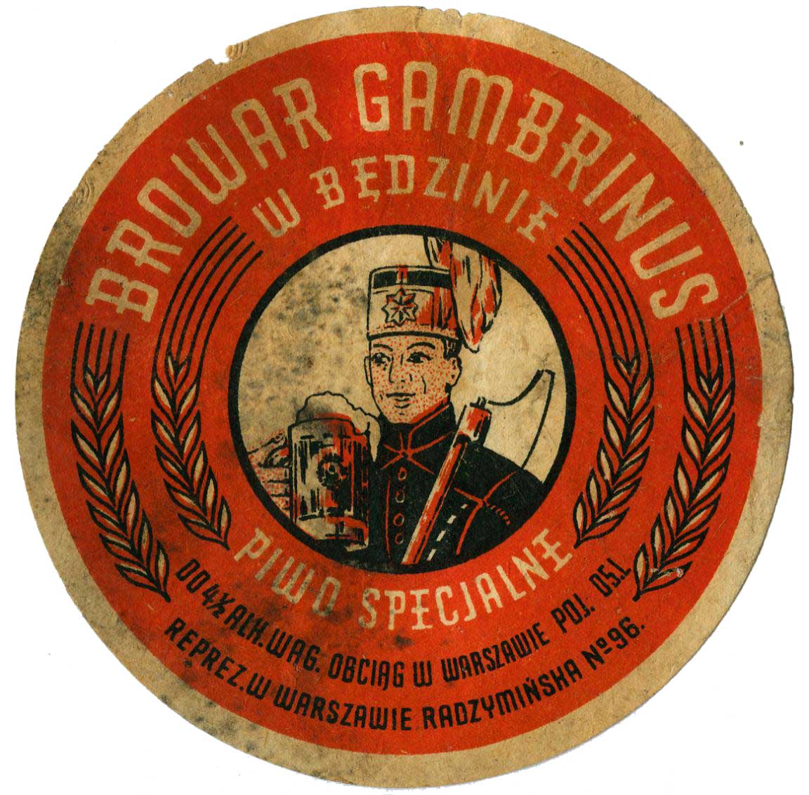 browar Gambrinus, reprez. w Warszawie Radzymińska 96
