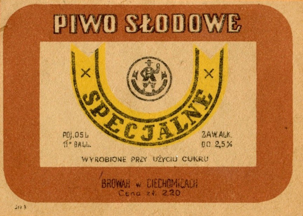 "a" w "Cena" pod "w" w "BROWAR w CIECHOMICACH"
