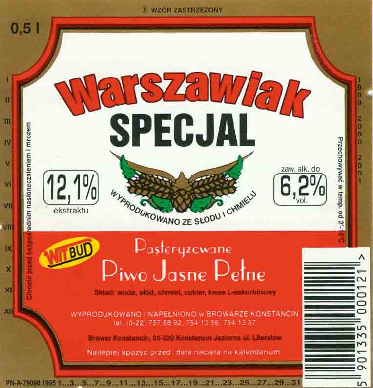 1999 2000 2001, brak logo TRAVEN,
6,2 % vol.