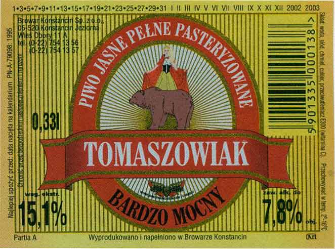 2002 2003,
dla hurtowni w Tomaszowie Mazowieckim