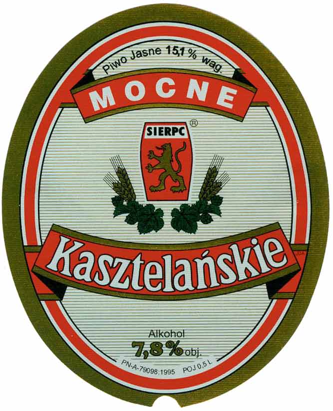 Kasztelańskie MOCNE, sygnatura JDA, duże 7,8%