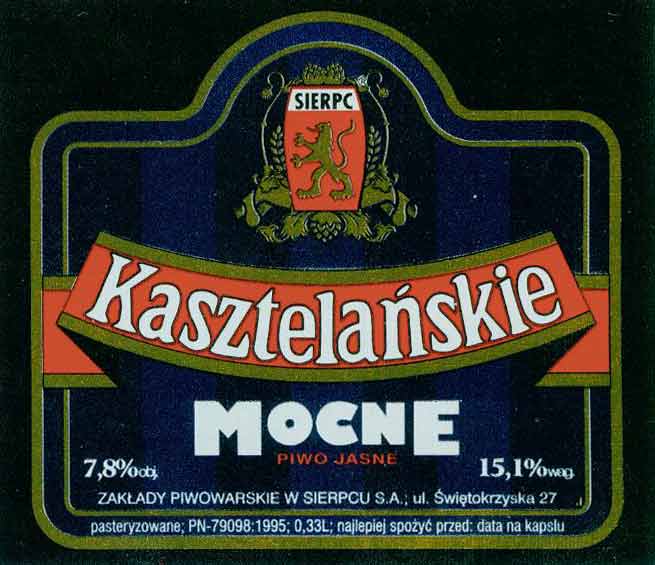 pionowe pasy czarno-granatowe, etykieta próbna