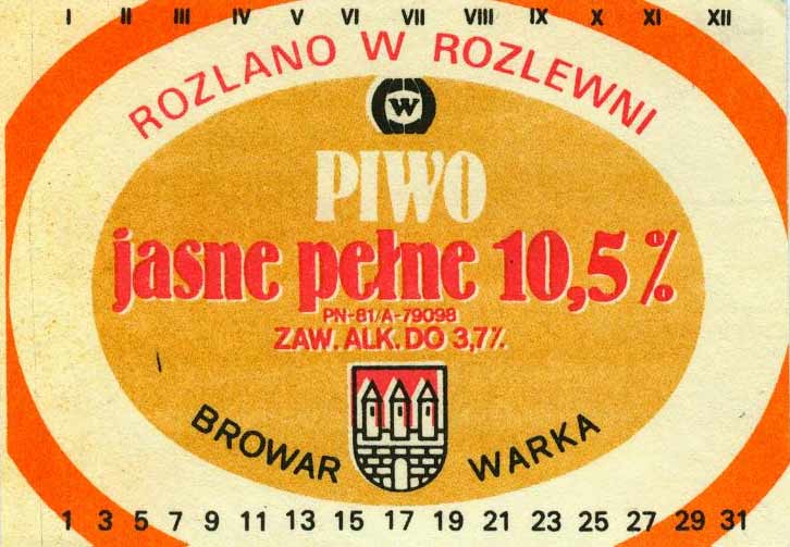 tło brudnożółte, jasne pełne 10,5% czerwone,
472/90