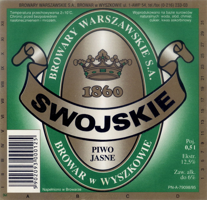 BROWARY WARSZAWSKIE S.A.