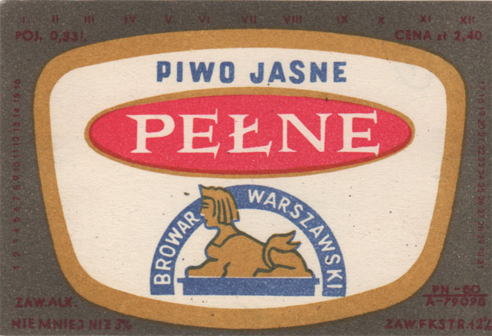 PN-60, zł 2,40, bez NAPEŁNIONO, A w CENA przesunięte do X w XI, odl. pomiędzy 3%, a ZAW. 46 mm