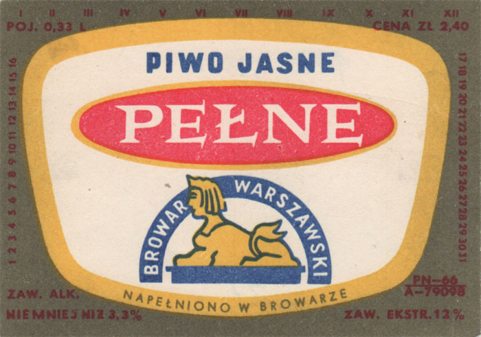 PN-66, ZŁ 2,40, 0,33 L, NAPEŁNIONO ...
