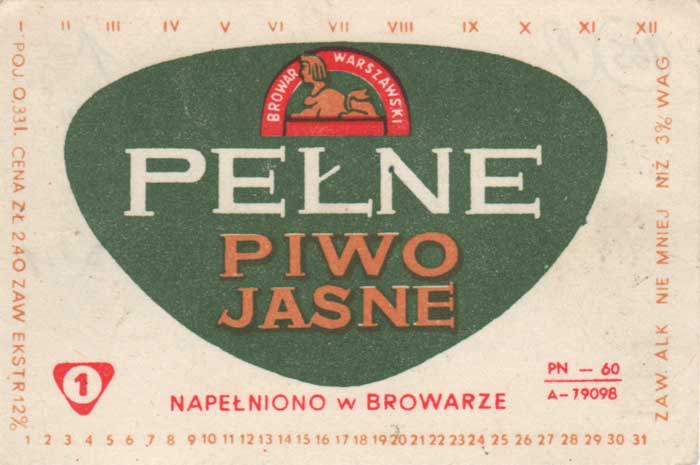 PN-60, ZŁ 2,40, 3%, miesiące poprawione XI XII