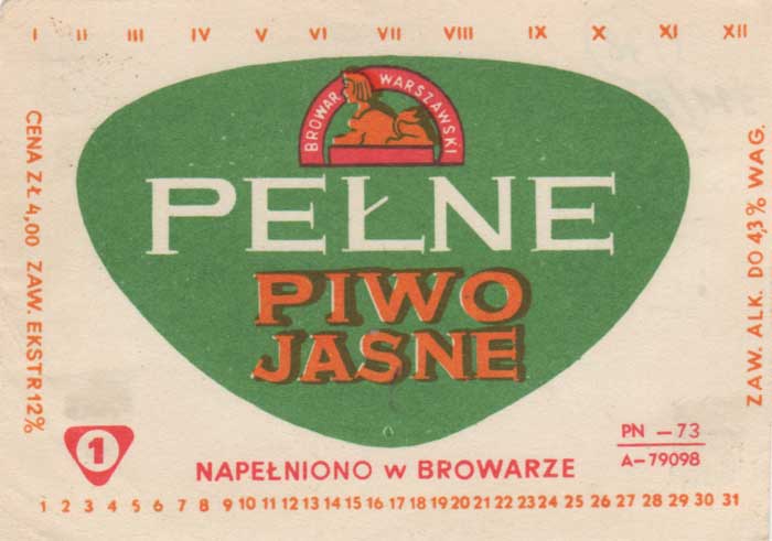PN-73, ZŁ 4,00, znak jakości
