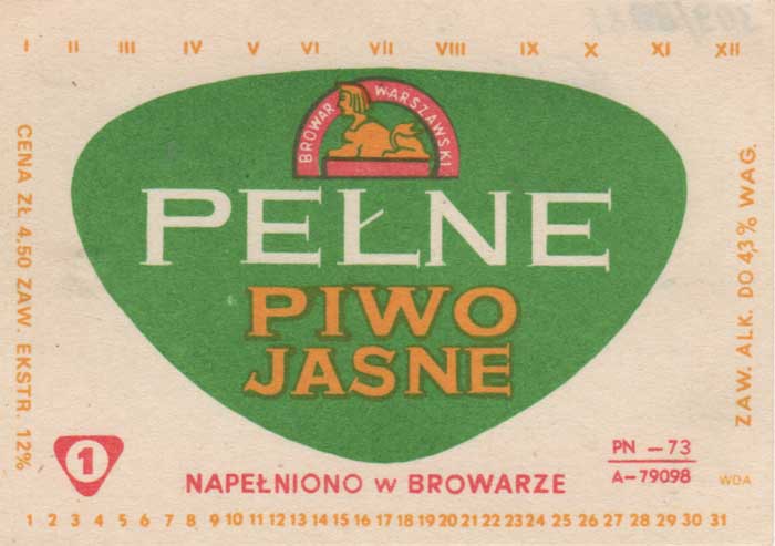 PN-73, ZŁ 4,50, znak jakości, sygnatura WDA, papier zwykły, 309/81
