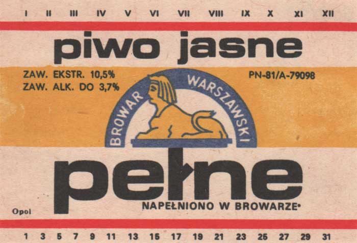 PN-81, bez ceny, NAPEŁNIONO ..., sygnatura Opol, 500/90