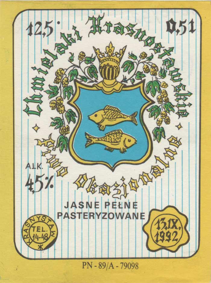 rozlewnia Krasnystaw
ryby żółte
1646/92