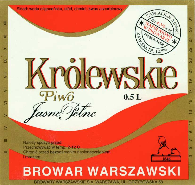 próba, w składzie kwas ascorbinowy, BROWAR WARSZAWSKI szerszą czcionką, chromoluks