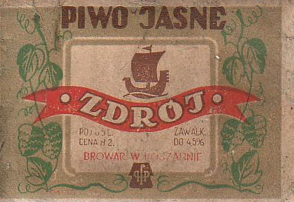 POJ.0,5 L.
CENA zł.2.
sygnatura Gd/30
