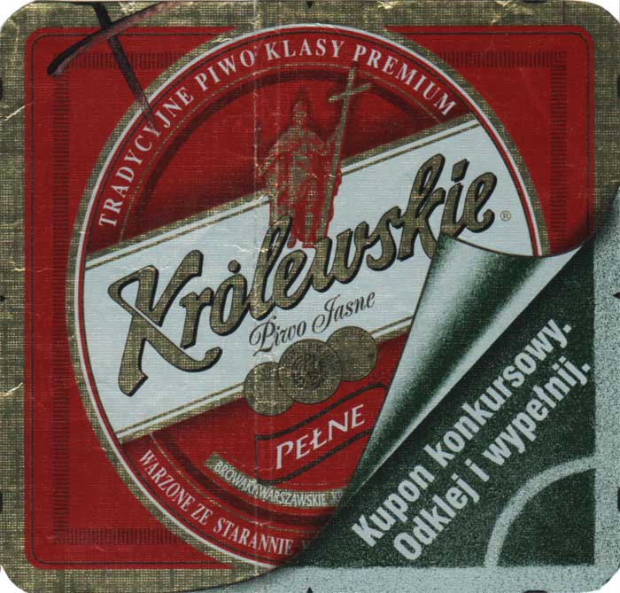 PEŁNE, sygnatura B, promocja-kupon, zieleń ciemna, rogi zaokrąglone, próba