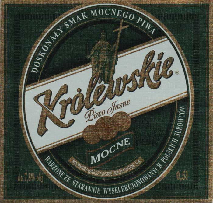 MOCNE, tło ciemnozielone