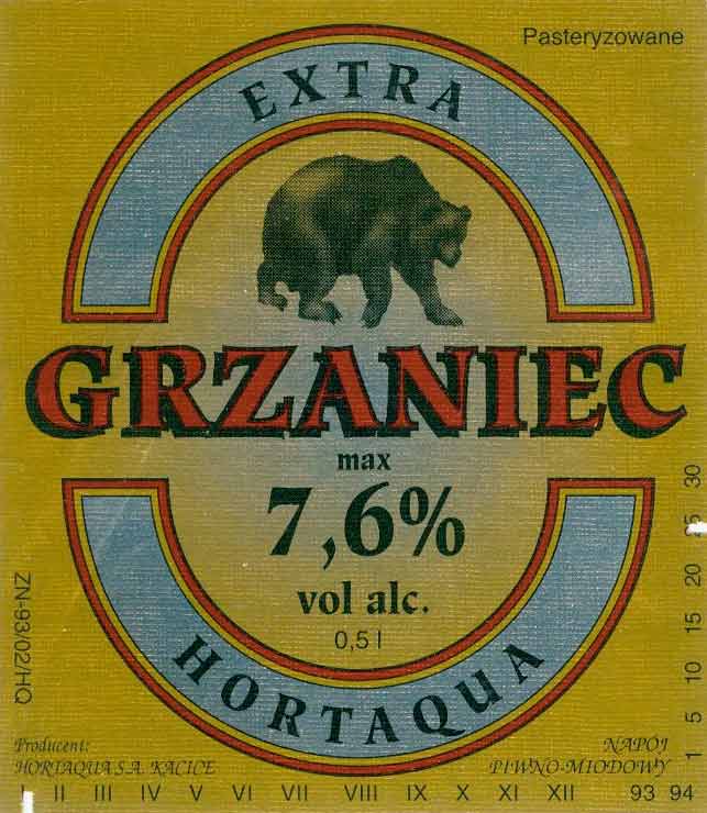 7,6%, papier metaliczny z fakturą, ciemnożółta, lata 93 94,
1725/93