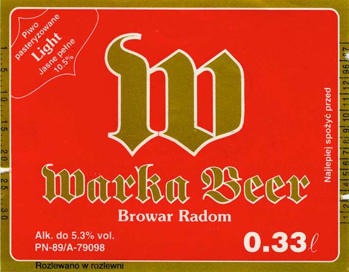rozlano w rozlewni, 0.33 l, Alk. do 5.3% vol.
