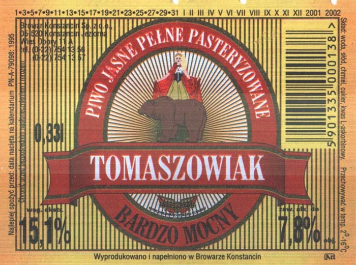 2001 2002,
papier metaliczny gładki,
dla hurtowni w Tomaszowie Mazowieckim