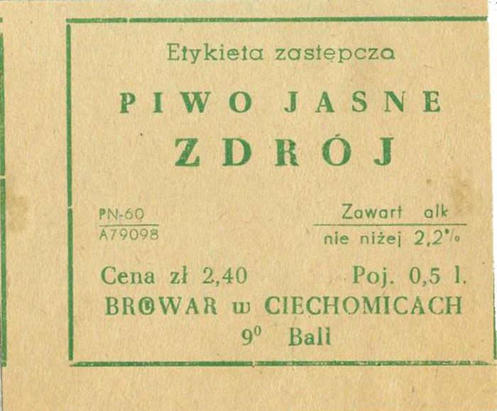 druk zielony